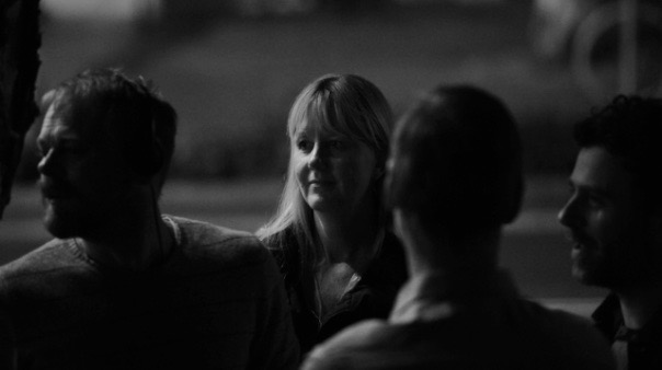 producer Annmaree J Bell on the set of Teenage Kicks
