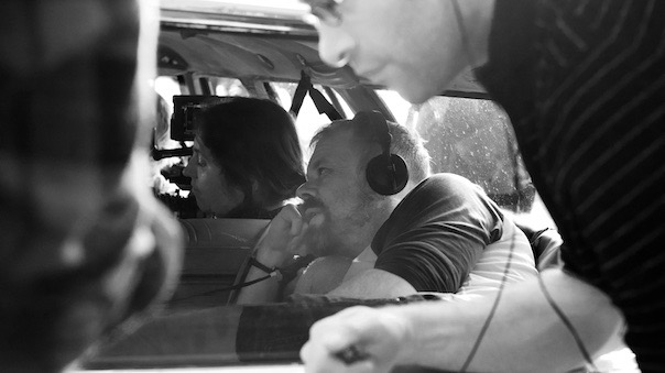 director Craig Boreham on the set of Teenage Kicks